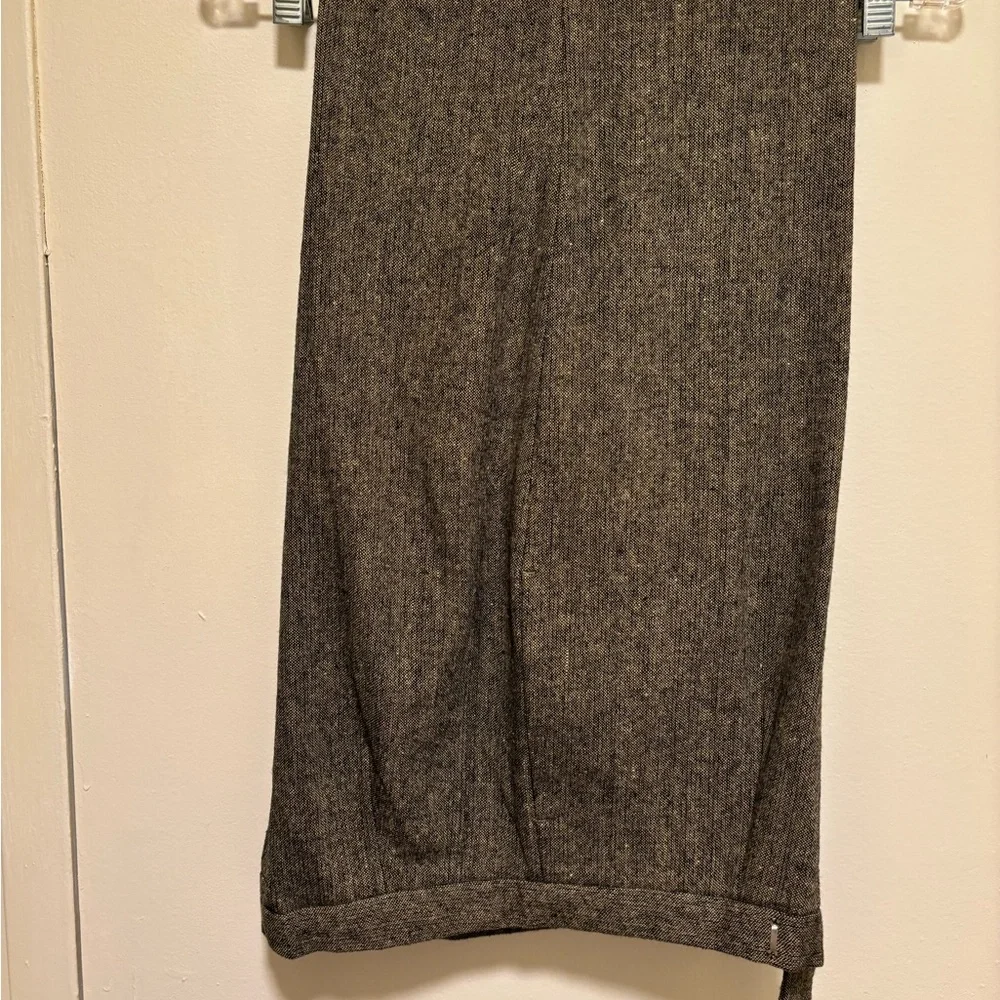 Venessa Tweed Long Sleeve Double Breasted Pantsuit Women's Size M Black/Tan - Picture 4 of 15